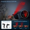 Upgraded Projection Alarm Clock, 4-Level Dimmer, 7.8" Large Screen, Snooze