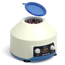 4000RPM Centrifuge Machine, 15mlX6 Capacity Benchtop Centrifuges, Electric Centrifuges with Timer and Speed Control for Lab, Time & Speed Control, LCD Digital Display