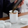 Portable Ceramic Tea Cup Set: Porcelain Teapot Set with Tea