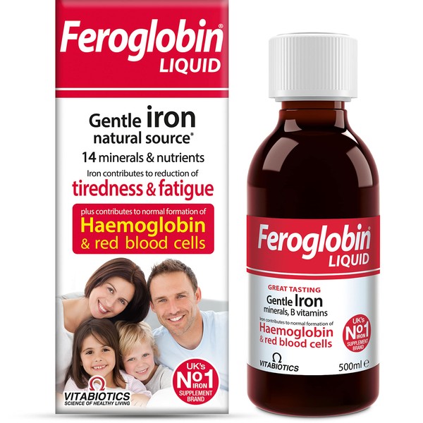 Vitabiotics Organic Feroglobin Liquid 500ml