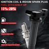PZ Ignition Coil Pack and Iridium Spark Plugs Compatible with