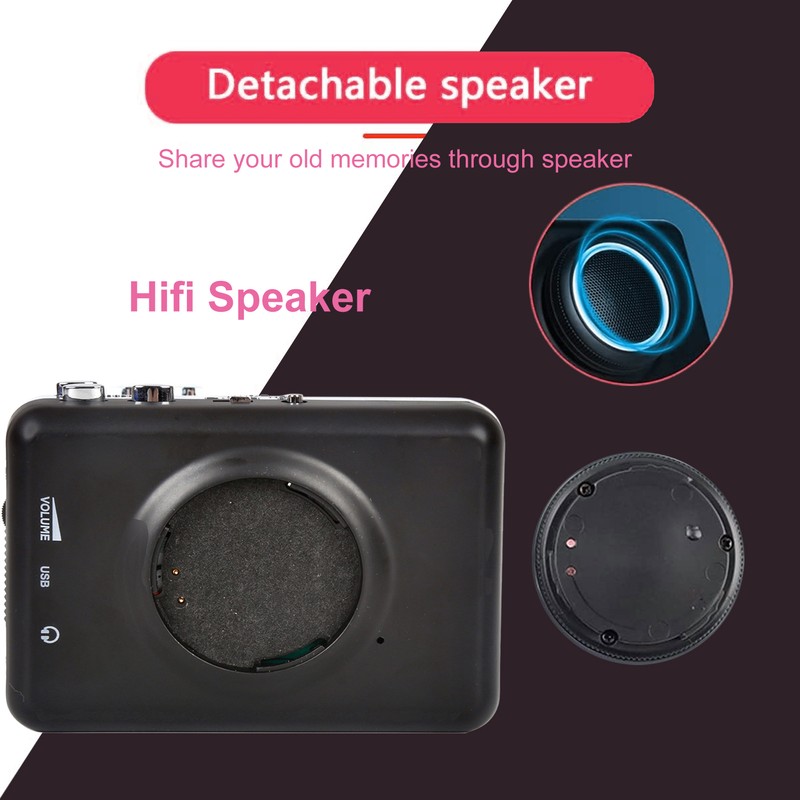 Cassette Player Walkman Cassette Player Portable Speaker Multiple Power Supply