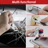 Utility Box Cutter - Stainless Steel Multi-Functional Tool With 10