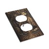 Medieval Of Two Wolves 1 Gang Single Duplex Light Switch