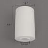 Voguad White Opal Cylinder Glass Lamp Shade Replacement, Light Fixture