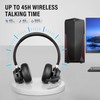 SUNITEC Wireless Headset with Microphone for Work, Bluetooth Headphones with