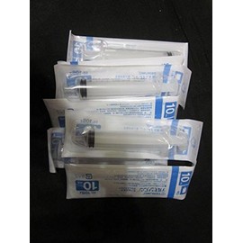 Terumo Syringe SS-10SZ 3.4 fl oz (10 ml) Medium Mouth, Set of 10