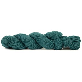 HiKoo CoBaSi DK Soft Yarn Hank for Knitting, Crocheting, and Crafts, Cotton, Bamboo and Silk Blend, 140 Yards, #027 - Nile Blue
