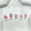 Moist Cheek Gradient Cat Nails - Oval (Long) / 촉촉