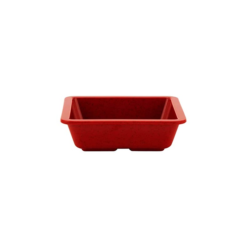 G.E.T. Enterprises ML-122-RSP Red Sensation 6 oz. Square Side Dish