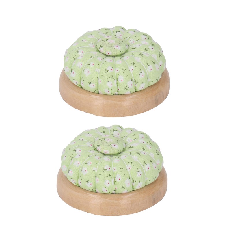 2PCS Sewing Pin Holder Magnetic Button Pumpkin Shape Sewing Needles