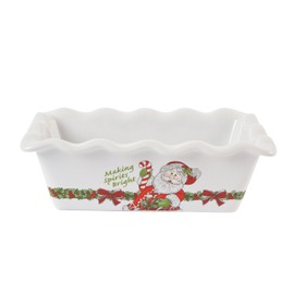 Candy Cane Santa Collection, Mini Loaf Pan