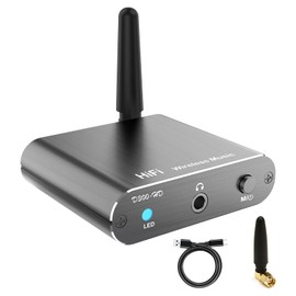 Bluetooth Receiver for Home Stereo, DAC Bluetooth 5.3 Adapter with RCA/Optical/AUX 3.5mm Output - Convert Wired Speakers to Wireless, Hi-Fi Audio Receiver for Old Stereo System (LDAC, Long Range)