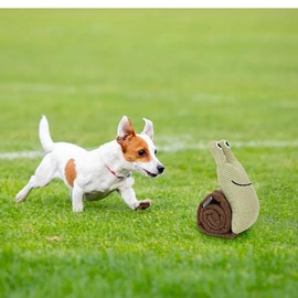 Purfur Interactive Dog Puzzle Toy, Treat Dispensing Plush Toy, Snuffle Enrichment Game for Small Medium Large Dogs (Green)