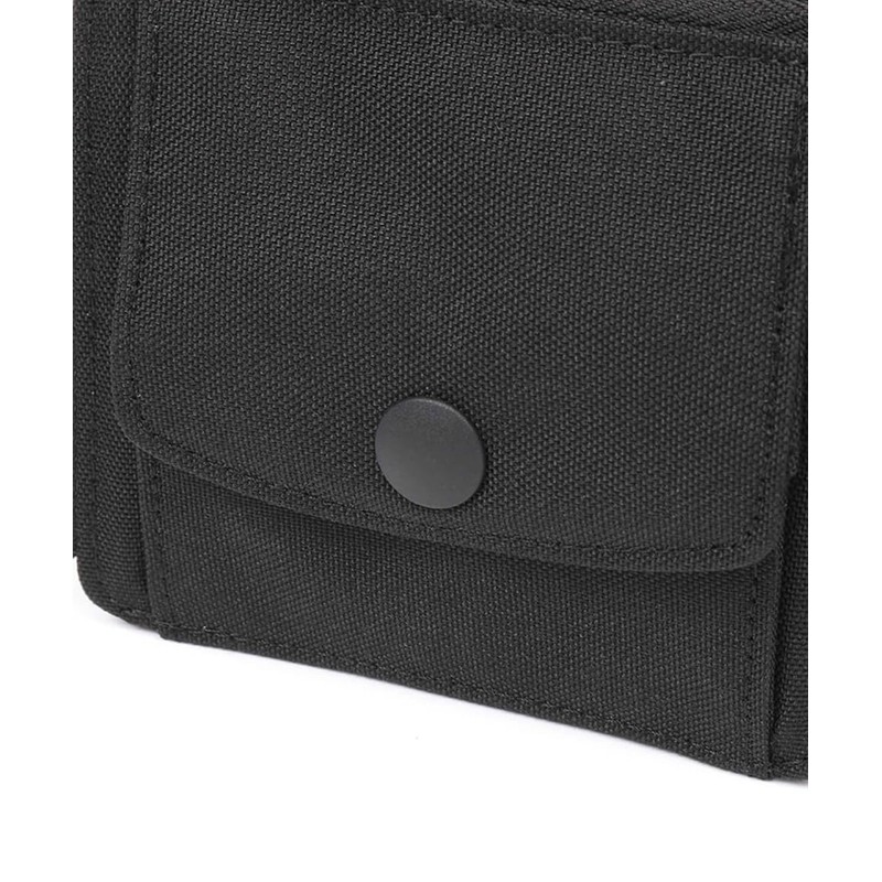 Chums CH60-3757 Men's L-Shaped Zip Wallet, Black