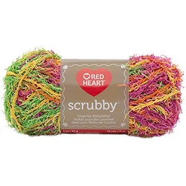Red Heart Scrubby Yarn-Tropical3