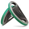 1/2'' X 18'' Premium Zirconia Sanding Belts,13*457mm 36,60,80,120 Grit, 10