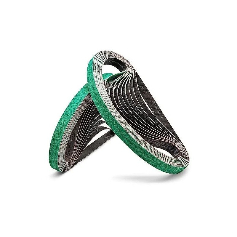 1/2'' X 18'' Premium Zirconia Sanding Belts,13*457mm 36,60,80,120 Grit, 10