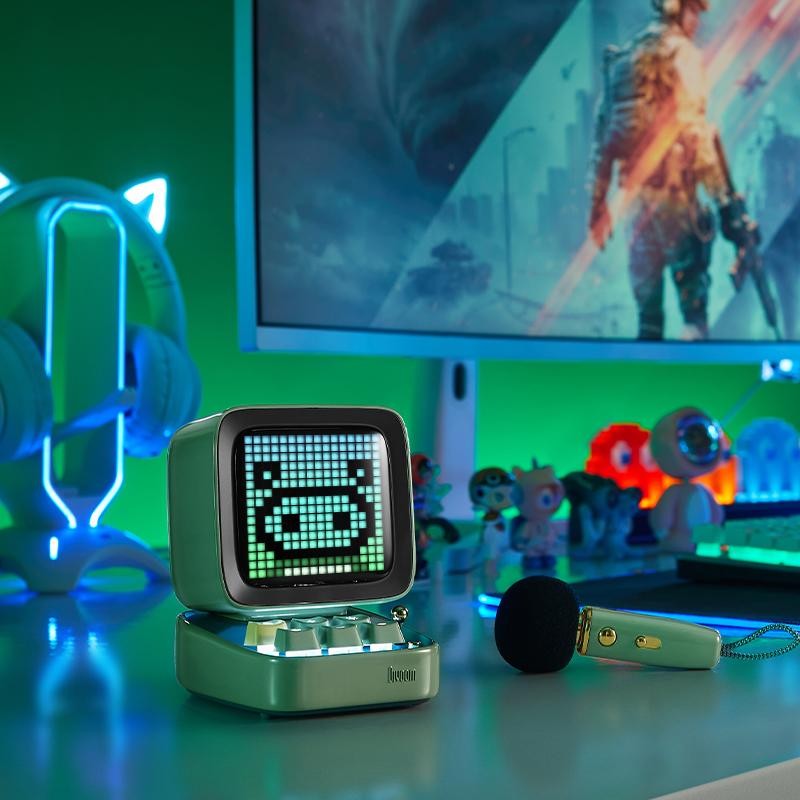 Divoom Ditoo-Mic Mini Karaoke Machine Pixel Art Bluetooth Speaker -