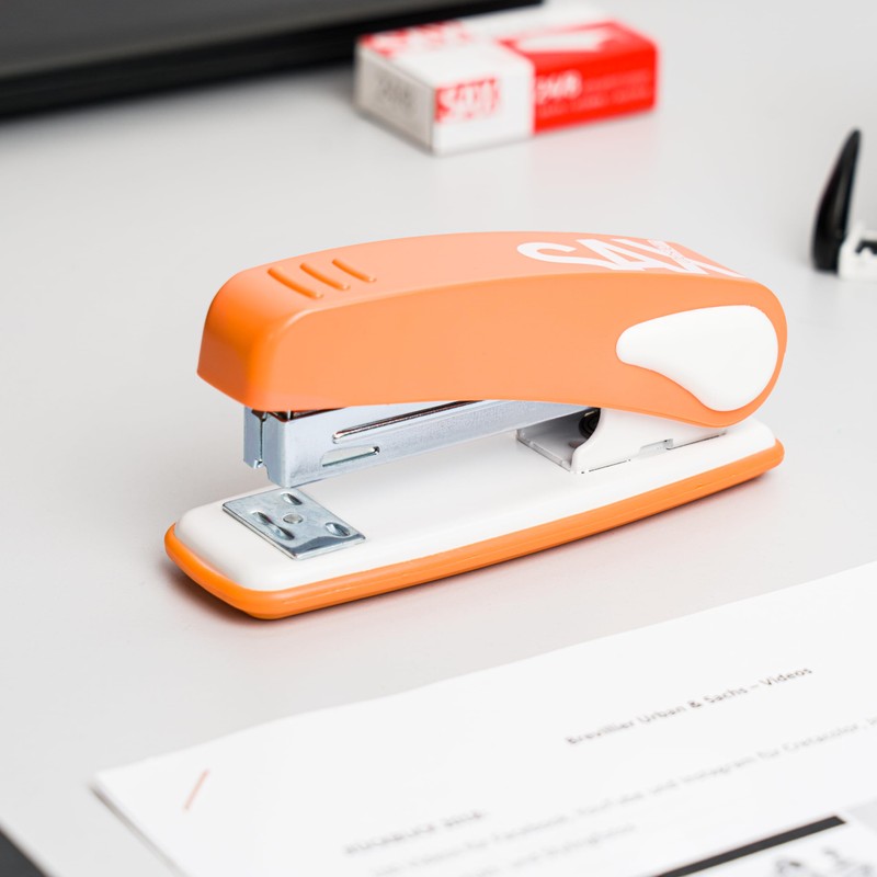 SAX Design Hefter 239, Bürohefter orange, 25 Blatt, Sax