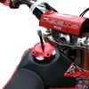 ジータレーシング(ZETA RACING)CR85R '00-07, CRF150R '07-25 ガスキャップ レーサー用 レッド F6503