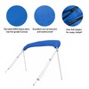Savvycraft Bimini Top Storage Boot 67"-72" Width Blue Color