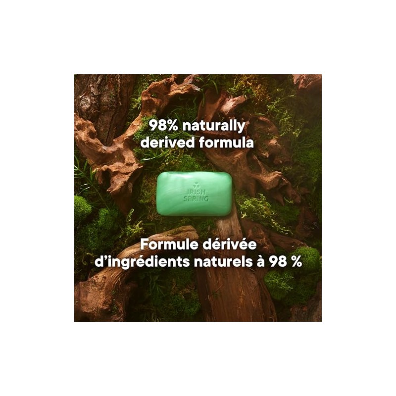 Irish Spring Bath Bar Soap, Original, 3.75 oz. Bars, 12-Count