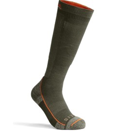 SITKA Mid Weight Crew Sock – Durable Merino Wool Hunting Socks with Cordura Reinforcements, Cushioned Comfort & Anti-Twist Fit