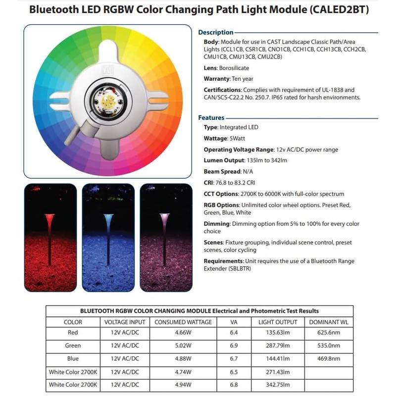 SLC Source Lighting by CAST Bluetooth Color Control Path Light