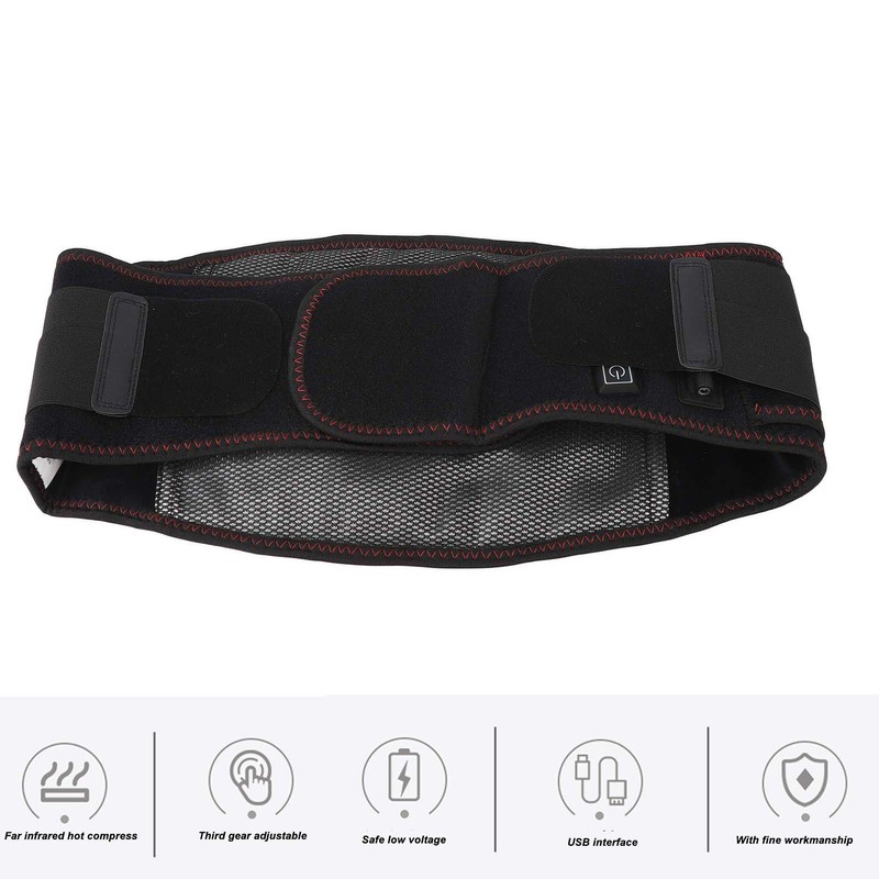Waist Brace Three Speed Temperature Adjustment Decompression Comfortable Breathable Lumbar