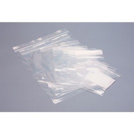 Plastic Bags with Label Block, 2 by 2 Inches, Pack of 1000 | PKG-620.21