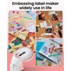 Embossing Label Maker Machine, 3D Portable Embossed Label Maker with