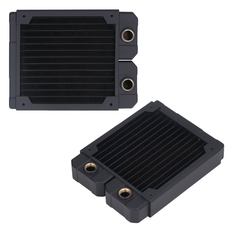 Water Cooling Radiator 14 Pipeline Red Copper Fin G1/4 Thread