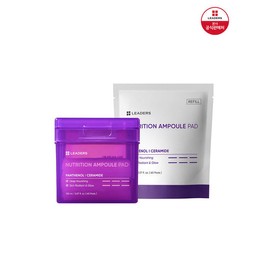 Leaders [Leaders] Leaders Moisturizing Nourishing Pads Main Product + Refill (60 Pads + 60 Pads) / [리더스]리더스 보습 영양 패드 본품+리필 (60매+60매)