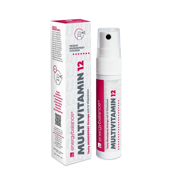 EnergyBalance EnergyBalance Multivitamin 12 - Mundspray mit 12 essentiellen Vitaminen,