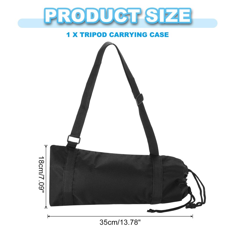 PATIKIL Tripod Carrying Case, Nylon Padded Tripod Bag with Handles