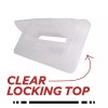 Rubbermaid 메데겐 샤프 컨테이너 3갤런 빨간색/검정색 큰 비틀림 경로 뚜껑