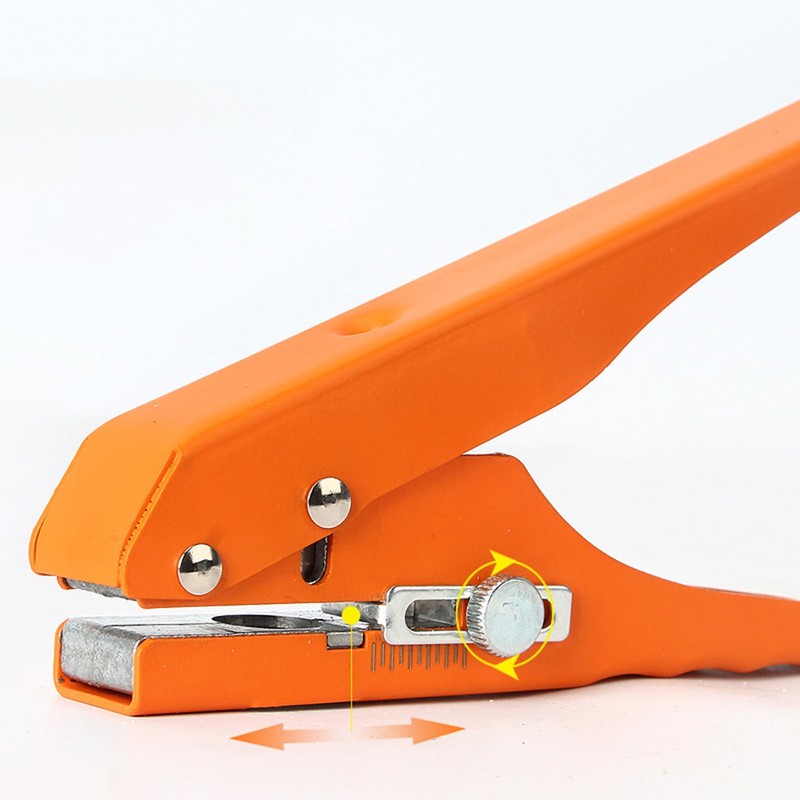 PVC Hole Puncher,Single Hole Punch Heavy Duty - 8mm Adjustable