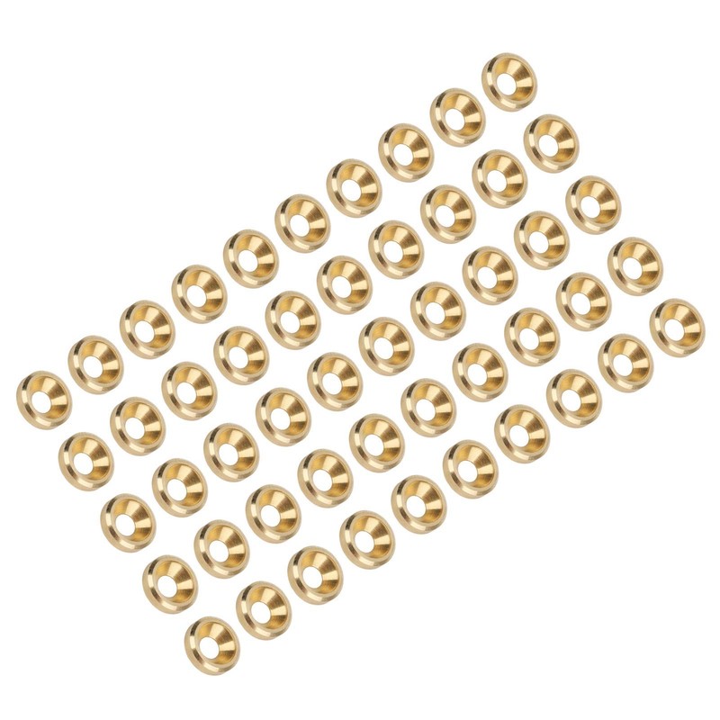 50pcs Countersunk Washers Pure Copper Countersunk Washer CNC Flat Head