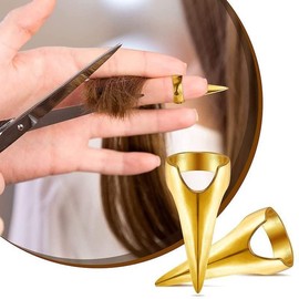 10Pcs Gold Retro Punk Hair Styling Tools - Gothic Metal Full Finger Rings for Braiding, Curling, Extensions, Wigs and Accessories