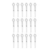 18pcs Rhombic Dreadlocks Interlocking Tool Alloy Dreadlocks Tightening Tool Accessories
