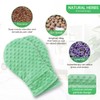 Microwavable Therapy Mittens Lavender Hand Warmer Gloves with Arthritis Compression,Moist