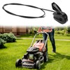 QWORK® 165cm 65inch Lawn Mower Throttle Cable, Choke Lever, Compatible