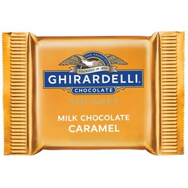 Ghirardelli Milk & Caramel Chocolate Squares, 0.53 Ounce, 50 count