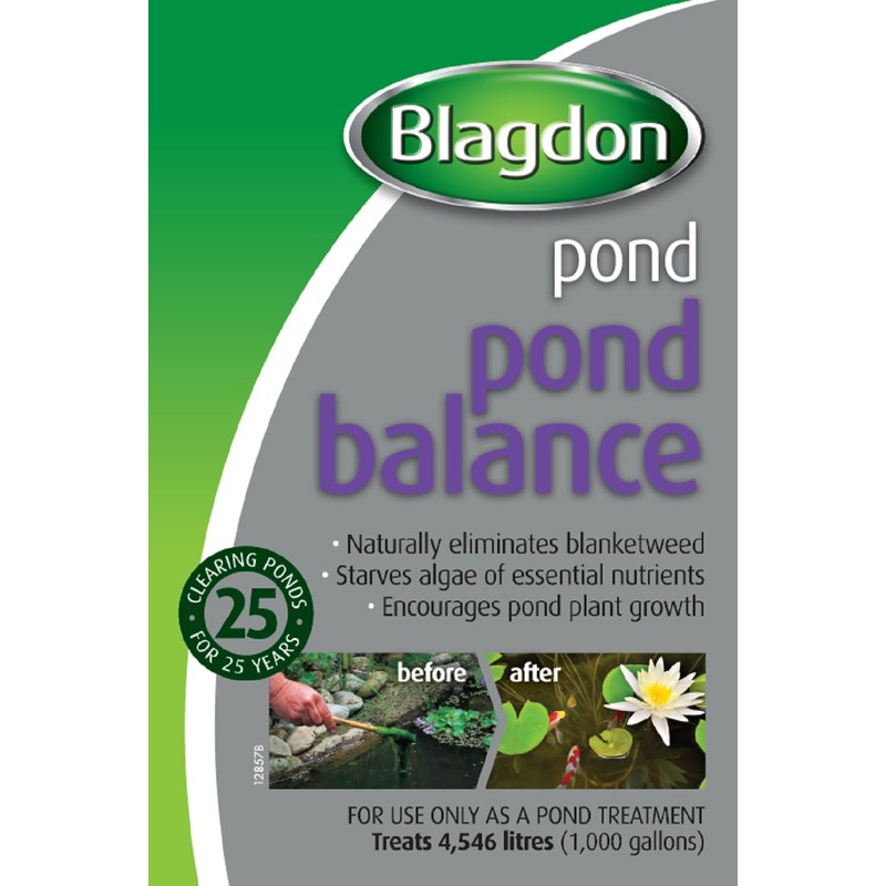 Blagdon Pond Balance, Clears Blanketweed & Algae, Encourages Plant Growth,