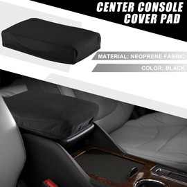 A ABSOPRO Center Console Armrest Cover Waterproof Console Covers Pad Trim Protector for Nissan Altima 2019-2023 Neoprene Fabric Black