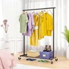 Ekisemio Clothes Rack for Hanging Clothes, 64.25 Inch Clothing Racks