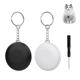 Bluetooth Tracker Only Compatible with Apple iOS MFi Certified Key Tracker for Car Keys,Wallet,Device Key Finder Locator with Sound GPS Tracker for Cats,2-Pack