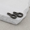 YINETTECH 50pcs 15x7mm Weight Sinker Clips Running Rings Suitable for
