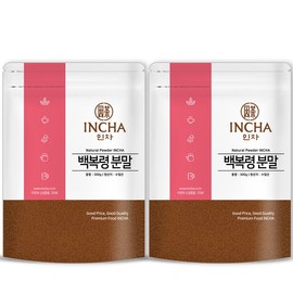 Incha 백복령 복령 설복령 가루 분말 600g (300gx2개) Baekbokryeong Bokryeong Seolbokryeong Powder 600g (300g x 2)